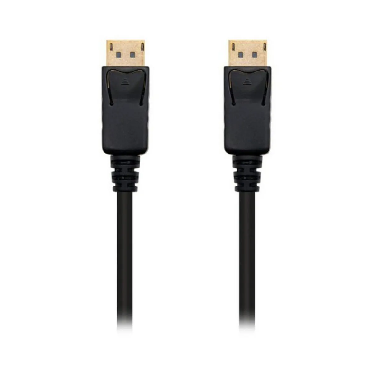 Nanocable Noir Câble Displayport Mâle-Mâle - 2 M