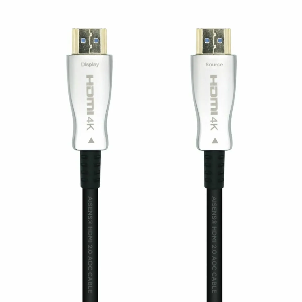 Aisens Noir Câble Hdmi Plat - 15 M