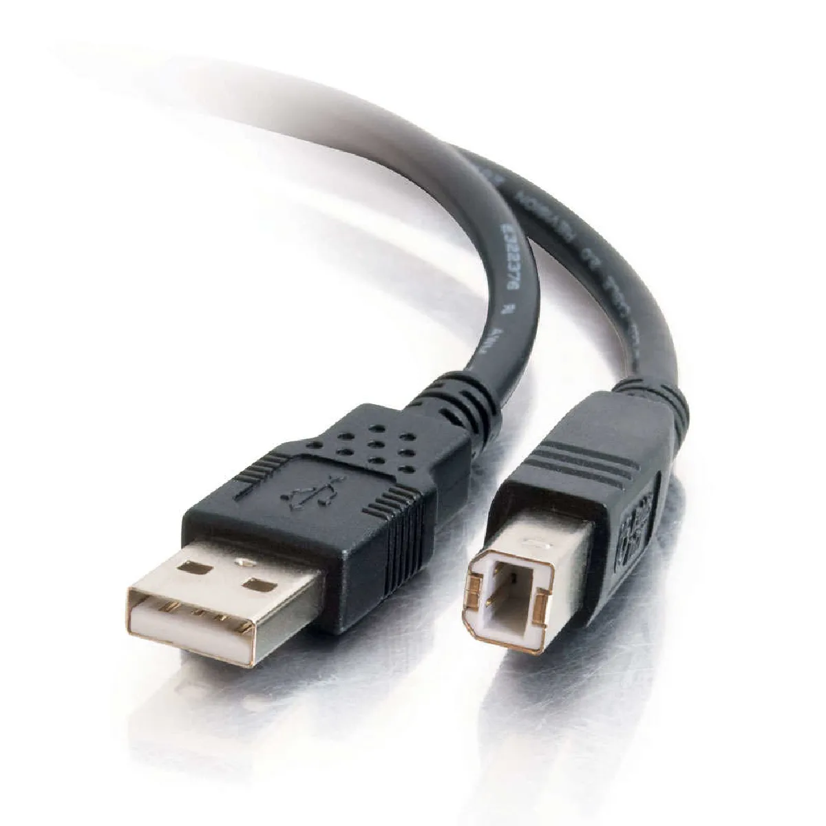 C2G - Câble USB - USB A vers USB B - USB 2.0 - 2 m - Noir - Image 3