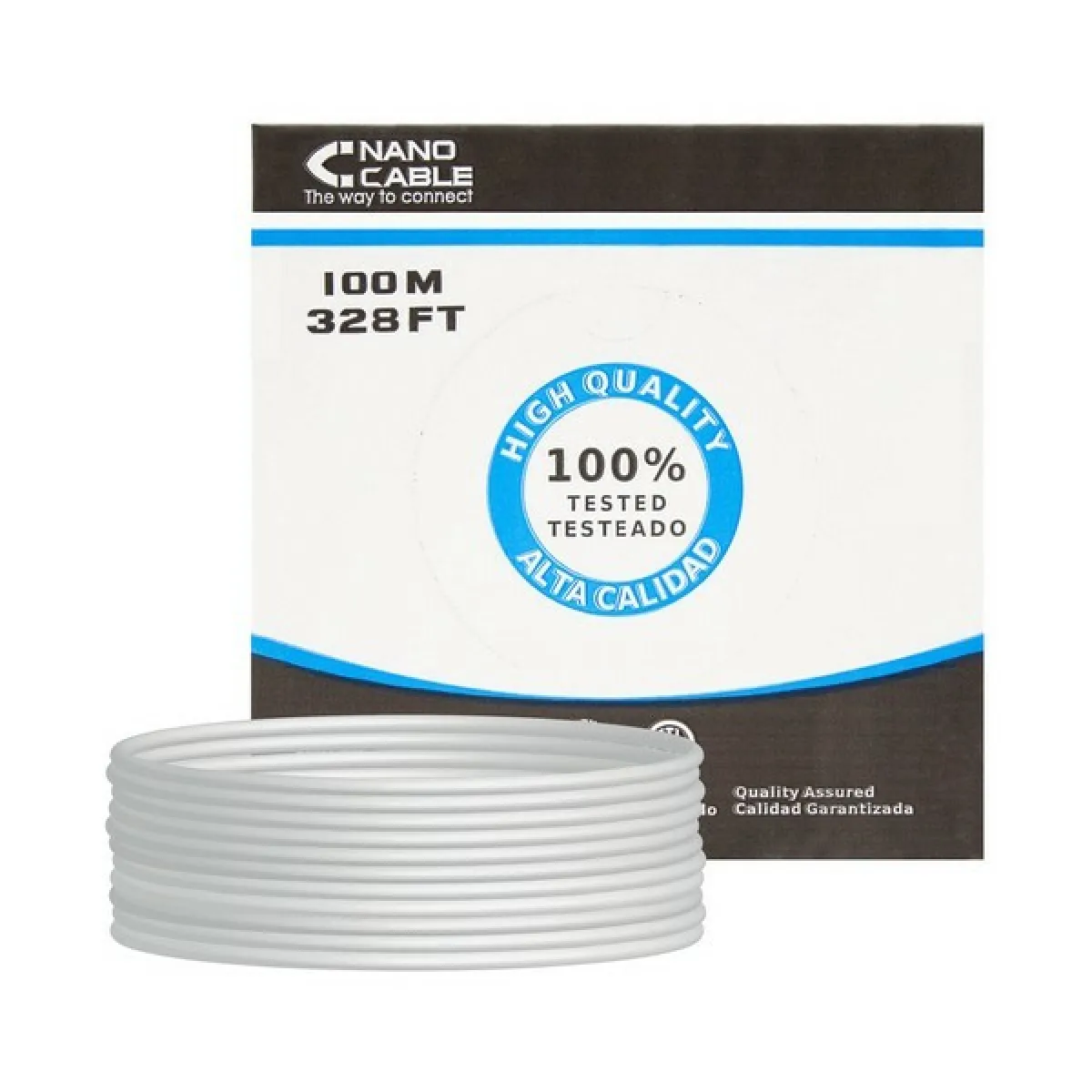 Nanocable Gris Rj45 Cat 5E Utp - 100M