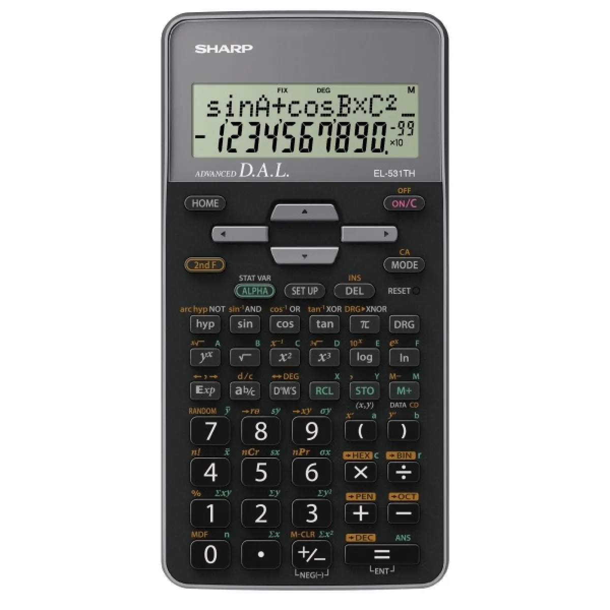 Sharp EL-531TH Calculatrice scientifique 10 chiffres