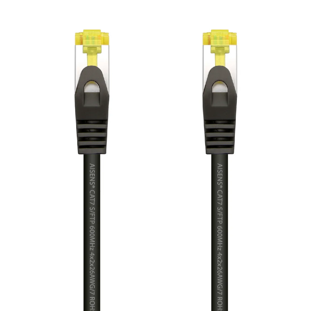 Aisens Noir Câble Réseau Rj45 Cat.7 - 1 M