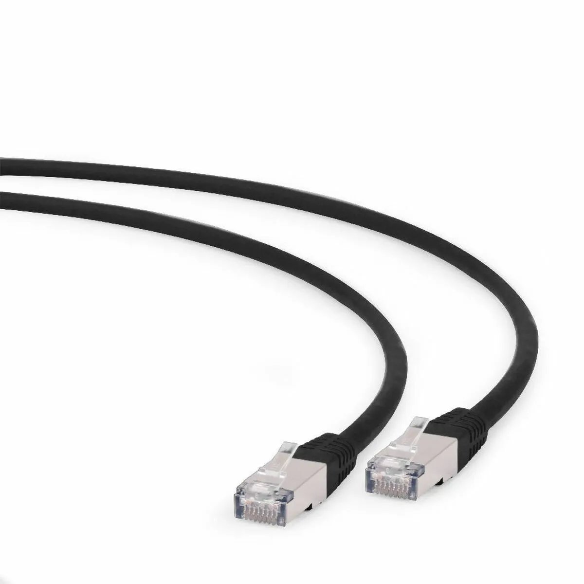 Câble Gembird PP6A-LSZHCU-BK-1.5M Cat6a 1,5 m RJ-45 Blindé Or Noir - Image 3