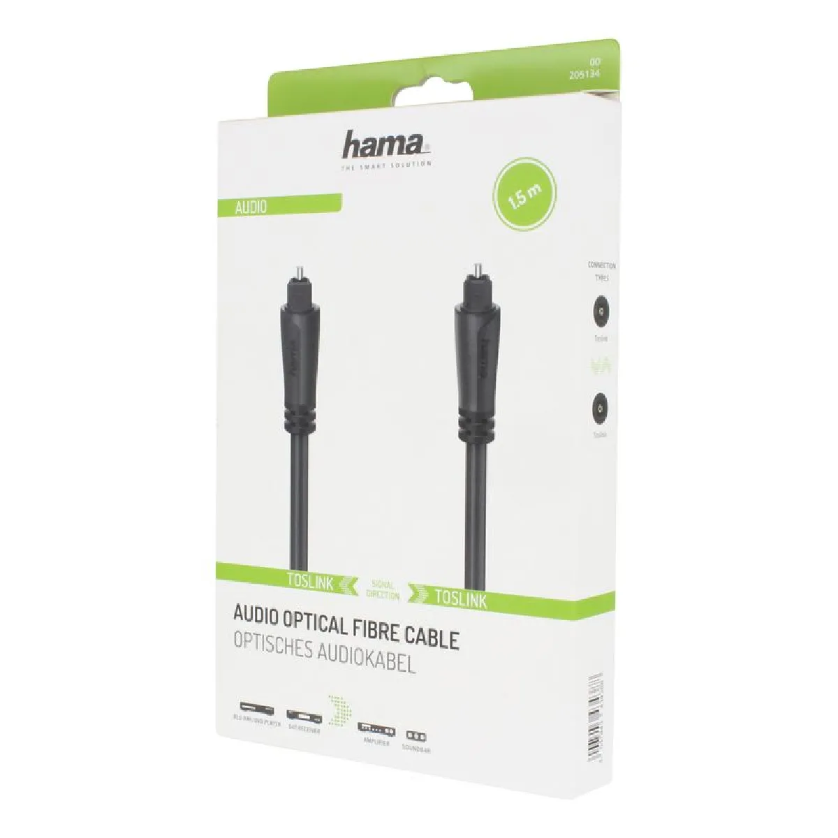 Hama Câble Audio Fibre Optique 1.5 M