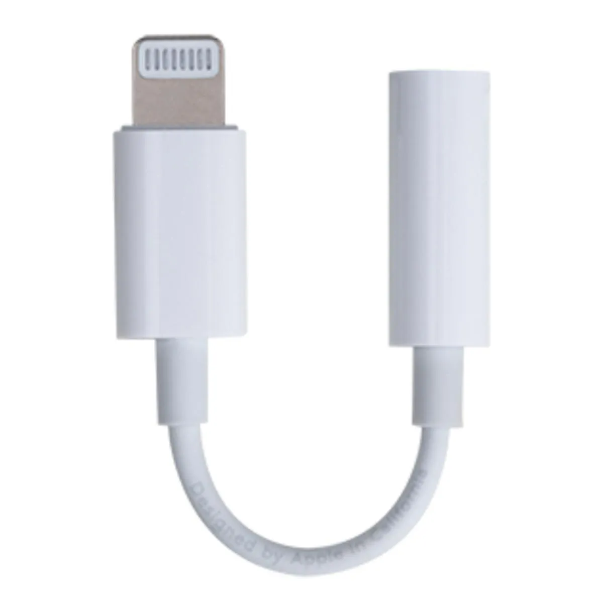 Bigben Blanc Connected Adaptateur Jack 3.5Mm Vers Lightning 15Cm