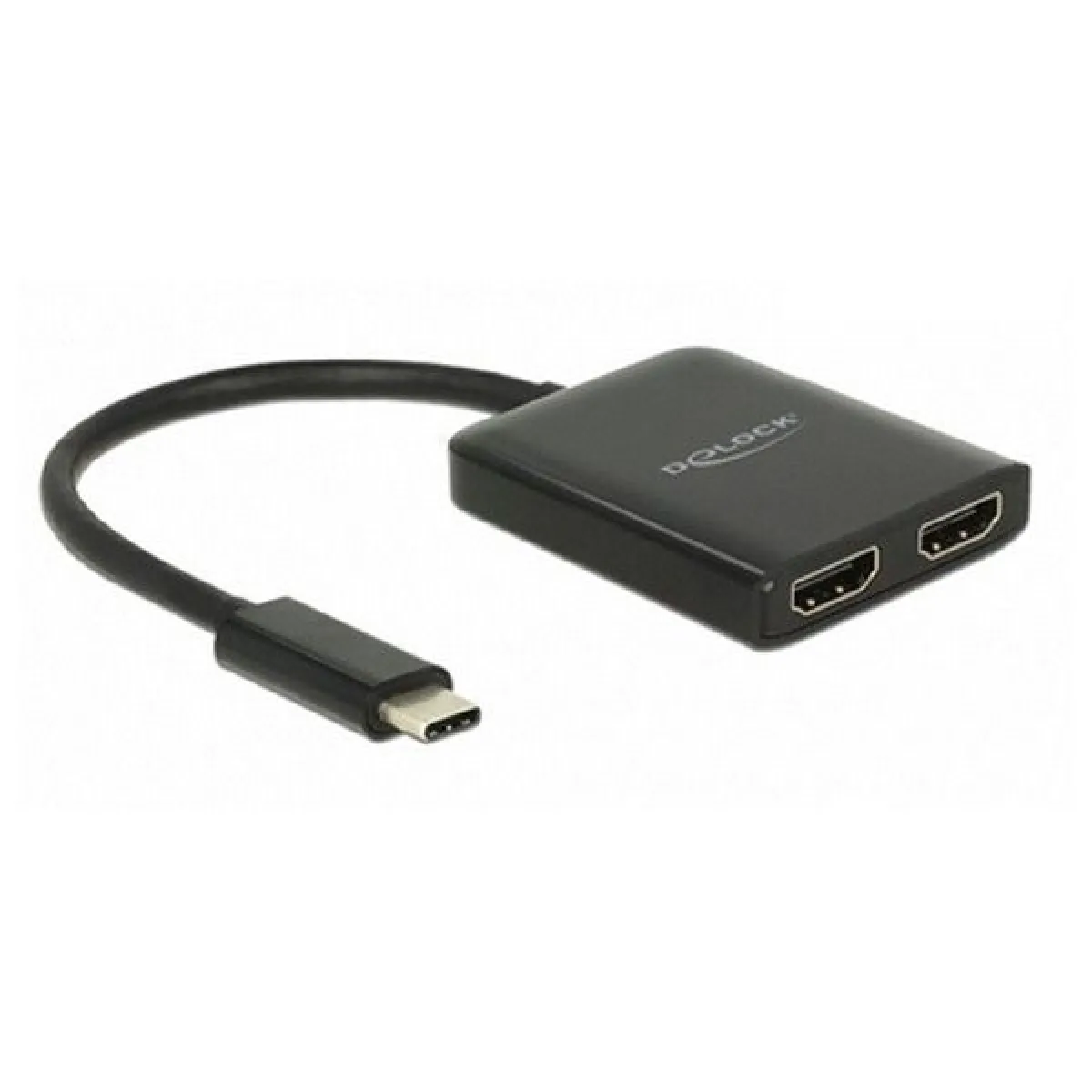 Delock Noir Adaptateur Usb C Vers Hdmi 10 Cm