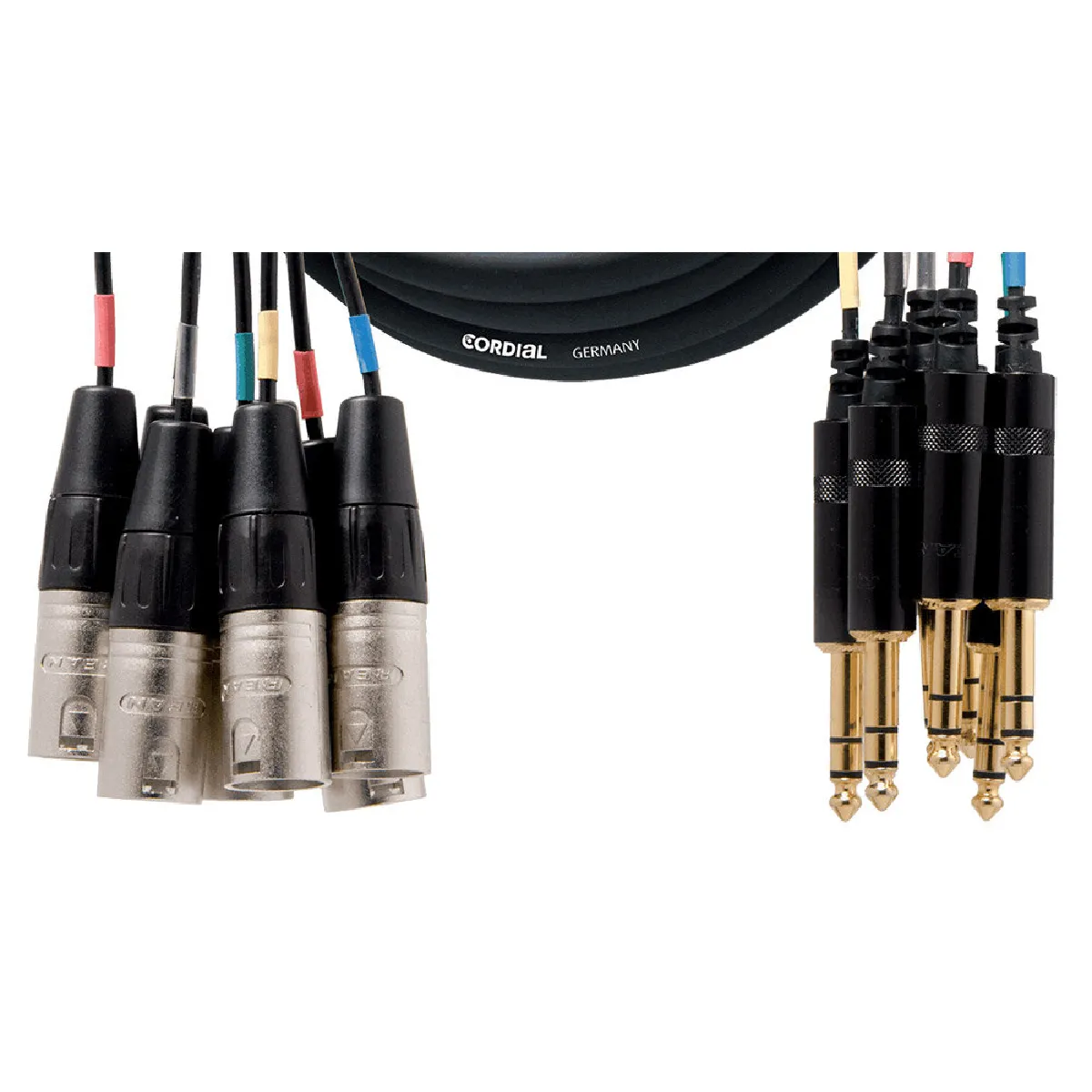 Cordial CML80MV3C Multipaire Rean 8 XLR M. /8 Jacks Stéréo - 3M - Image 3