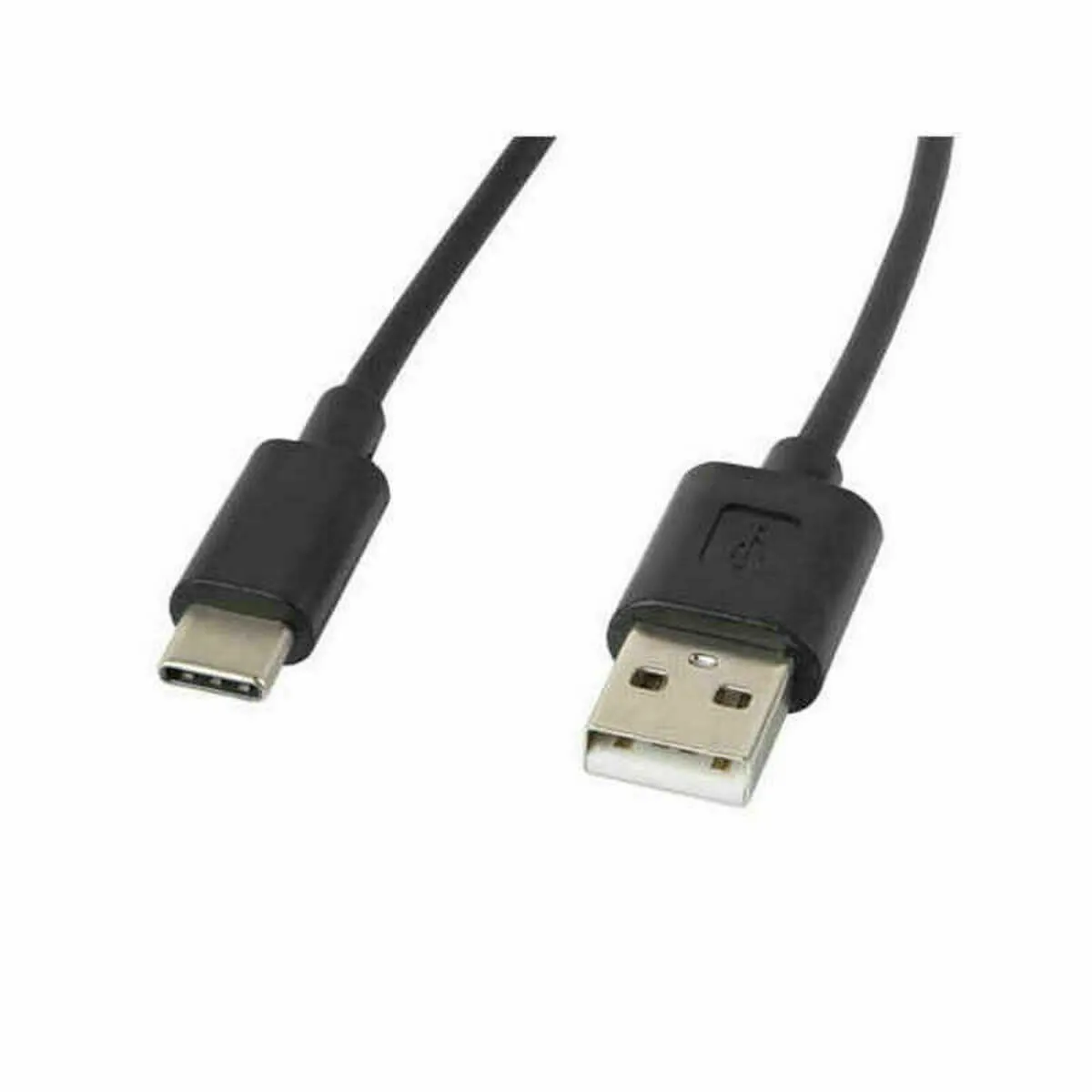Câble Lanberg USB-C vers USB-A 2.0 Mâle/Mâle 1.8m Noir - Image 4