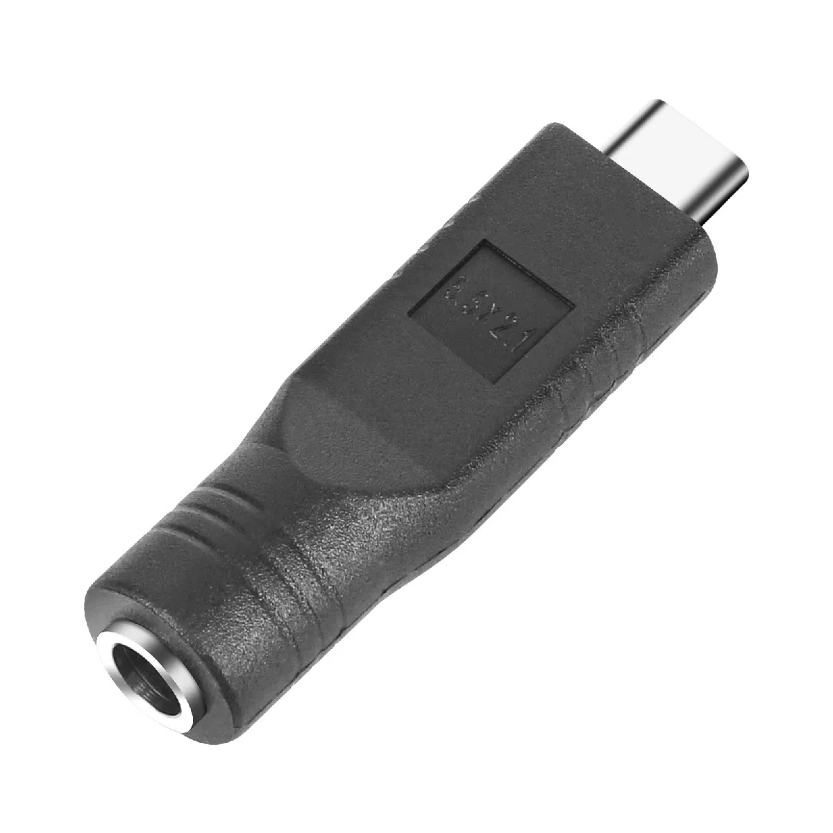 Avizar Noir Adaptateur De Charge Dc 5.5 X 2.1Mm Vers Usb-C