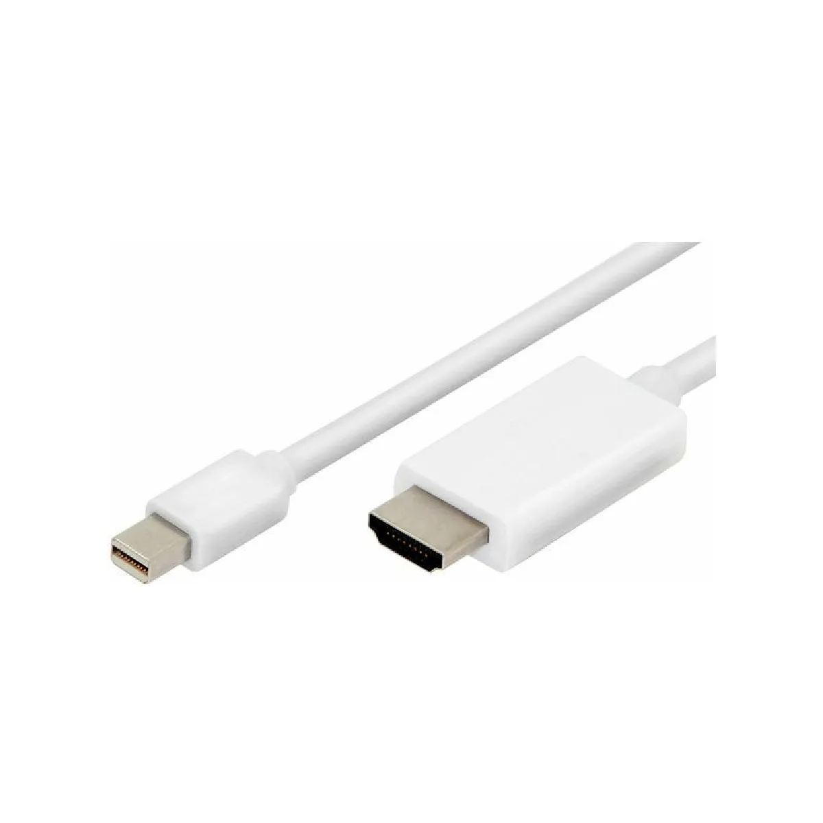 Assmann Electronic - Câble Adaptateur Mini DisplayPort vers HDMI - 2m - Blanc - 4K - Image 3
