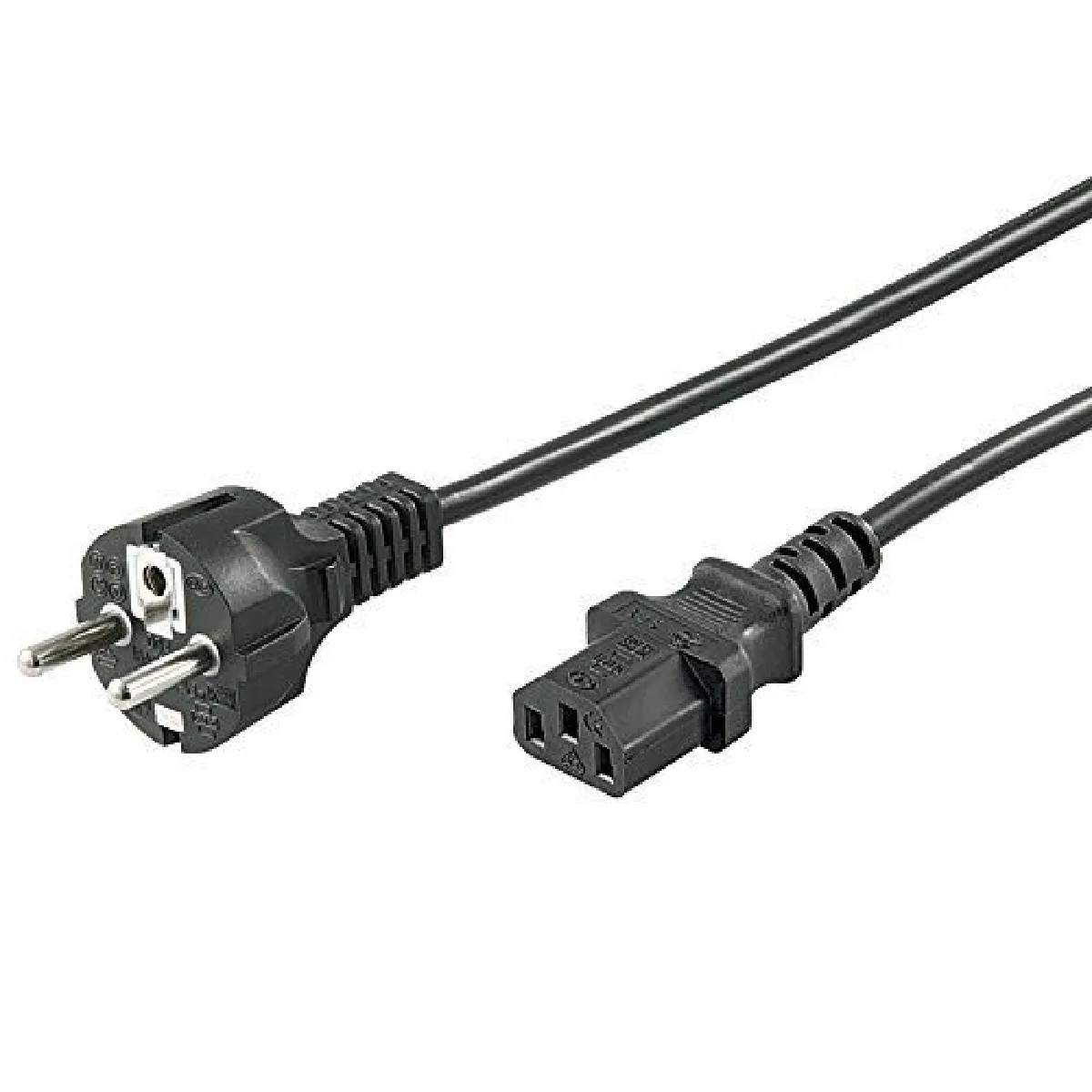 Goobay - Câble d'alimentation PC - 3m - Noir - Image 3