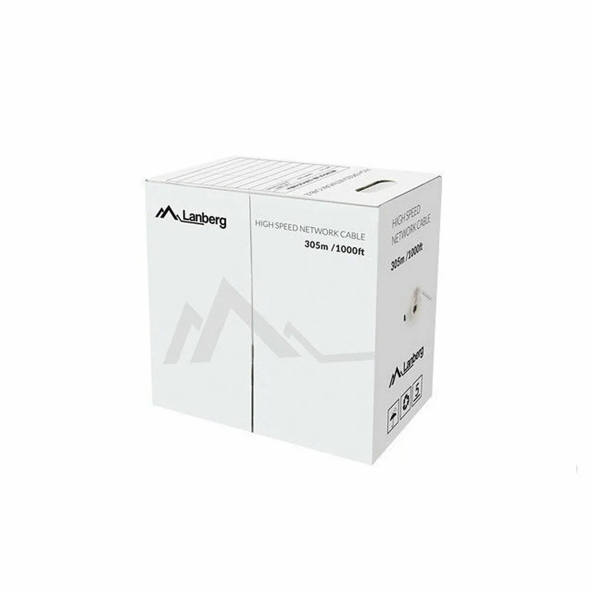 Lanberg Orange Câble Réseau Cat5e - 305 M