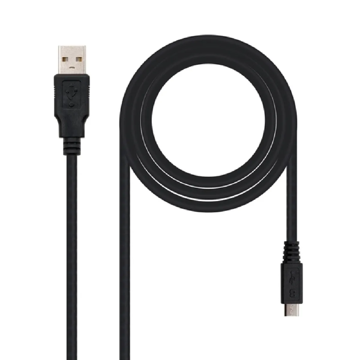 Nanocable Noir 10.01.0503 Câble Usb Usb 2.0 3 M Usb A Micro-Usb B - Neuf - Image 3
