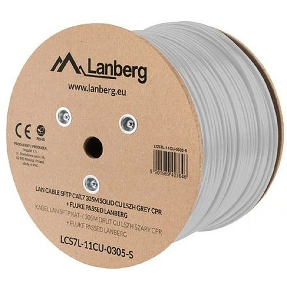 Lanberg Câble Réseau Cat7 S/Ftp - 305 M