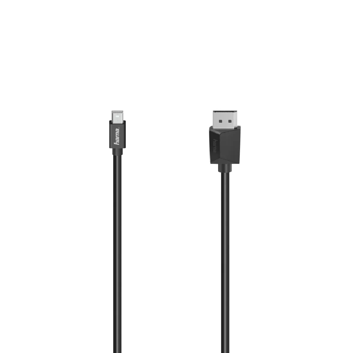 Hama Noir Câble Adaptateur Mini-Display / Displayport Fiche Mâle Mini Displayport, Fiche Mâle Displayport 1.50 M 00200710 Câble Displayport - Image 2