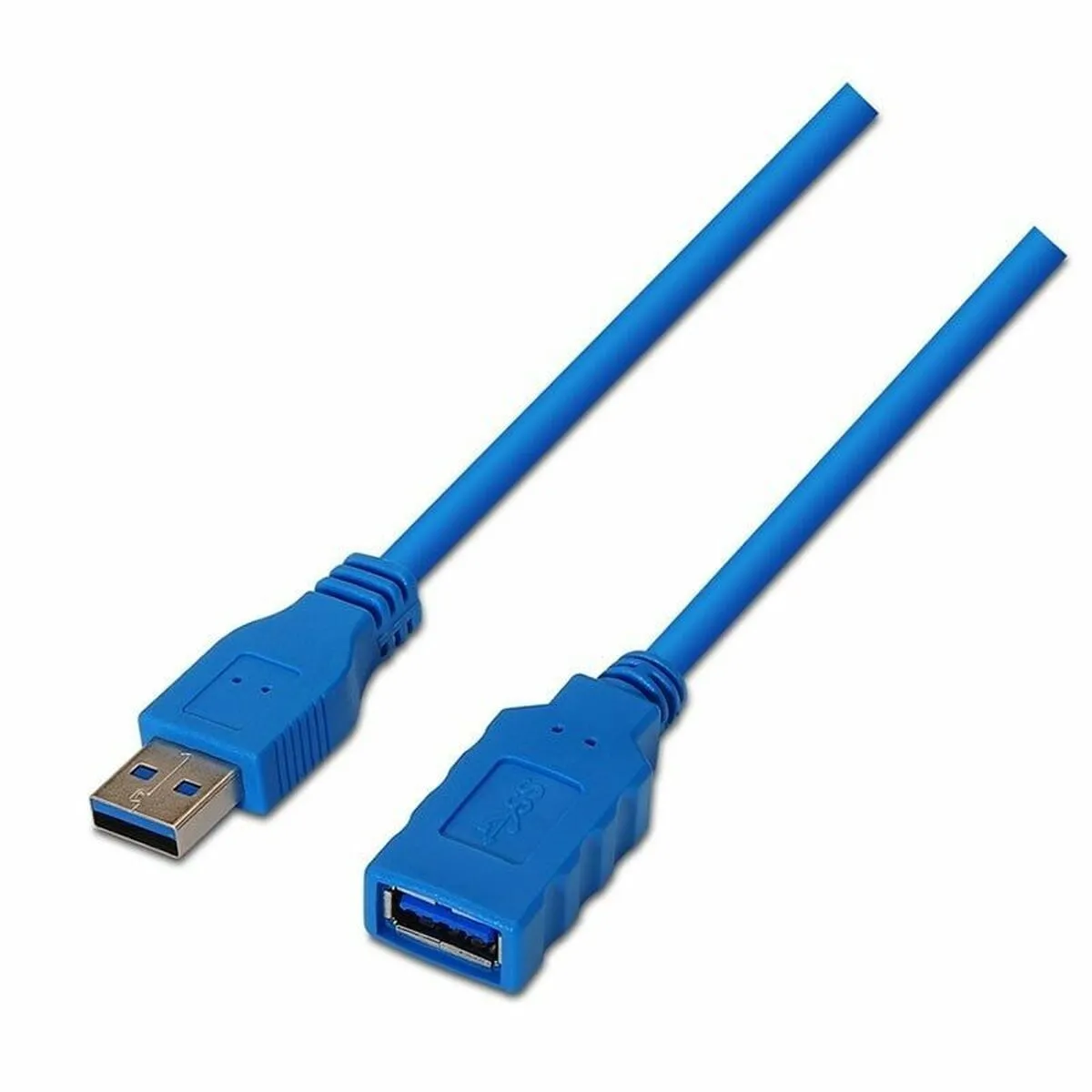AISENS  C&acirc;ble Rallonge USB A 2m - Bleu