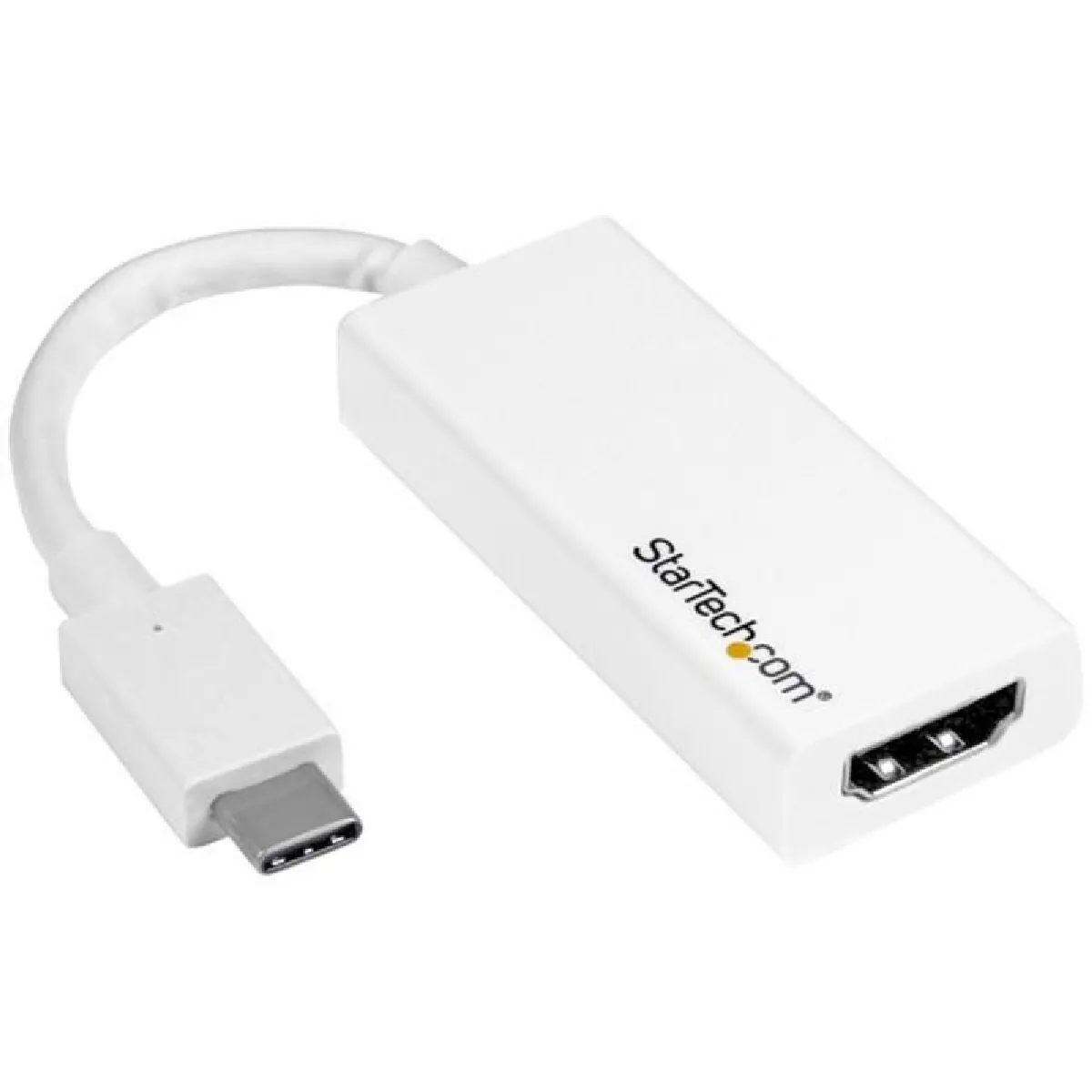 StarTech.com Adaptateur Video Usb-C Vers Hdmi Convertisseur Type-C Vers Hdmi Compatible Thunderbolt 4K 30 Hz (Cdp2hdw) Adaptateur Video Externe Taille 3 Blanc de Inmac Wstore - Image 2