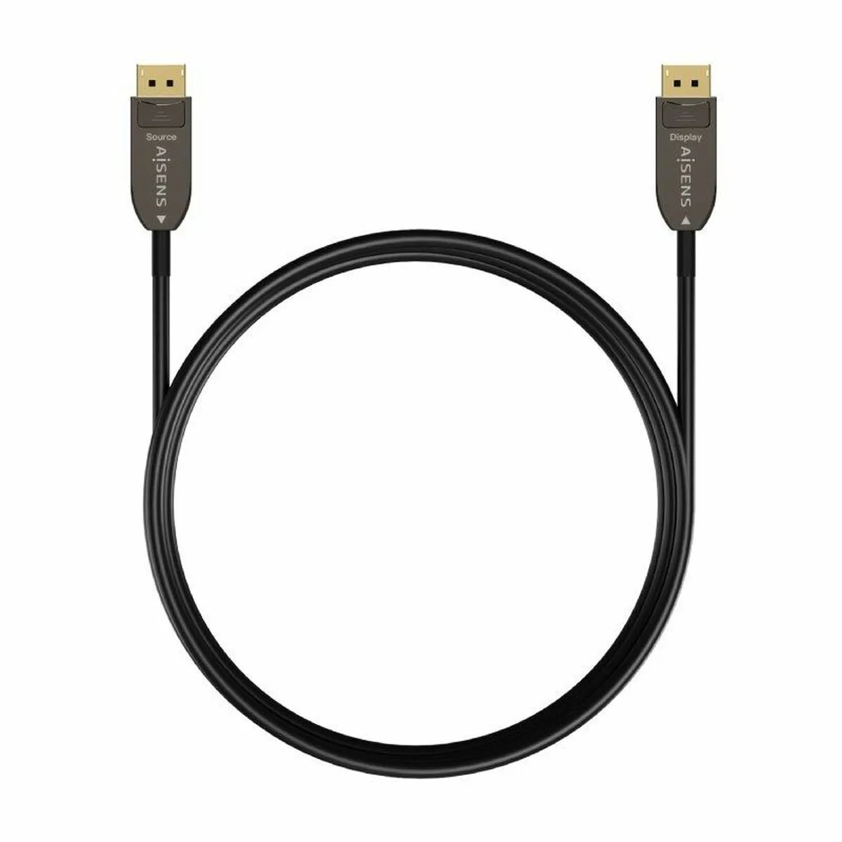 Aisens Noir Câble Displayport - 10 M
