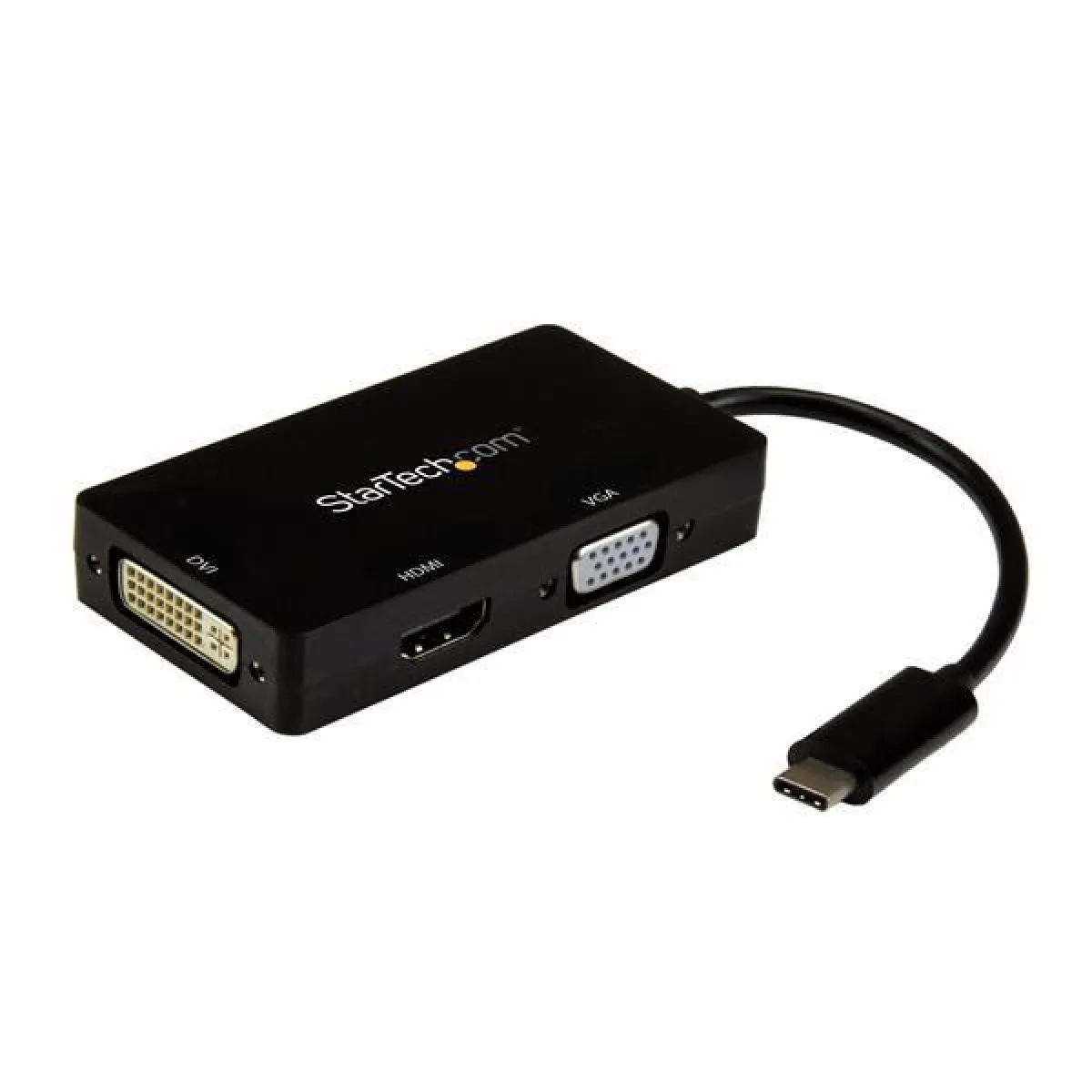 Startech.com Adaptateur Multiport Usb-C - 3 En 1 - Usb Type-C Vers Hdmi Dvi Ou Vga