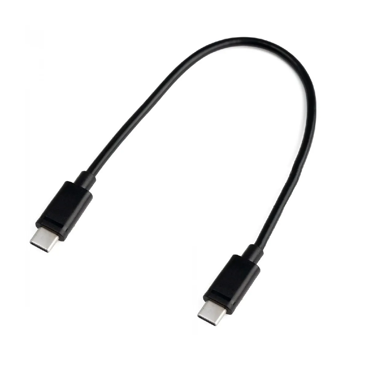 Cable USB-C à USB-C DLH DY-TU4855B 0,3 m Noir - Image 2