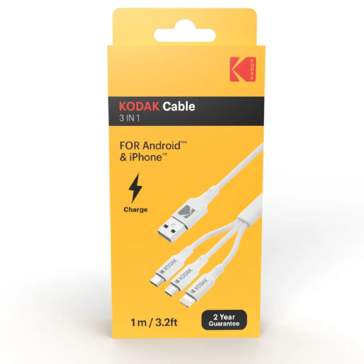 Kodak Blanc Câble Usb