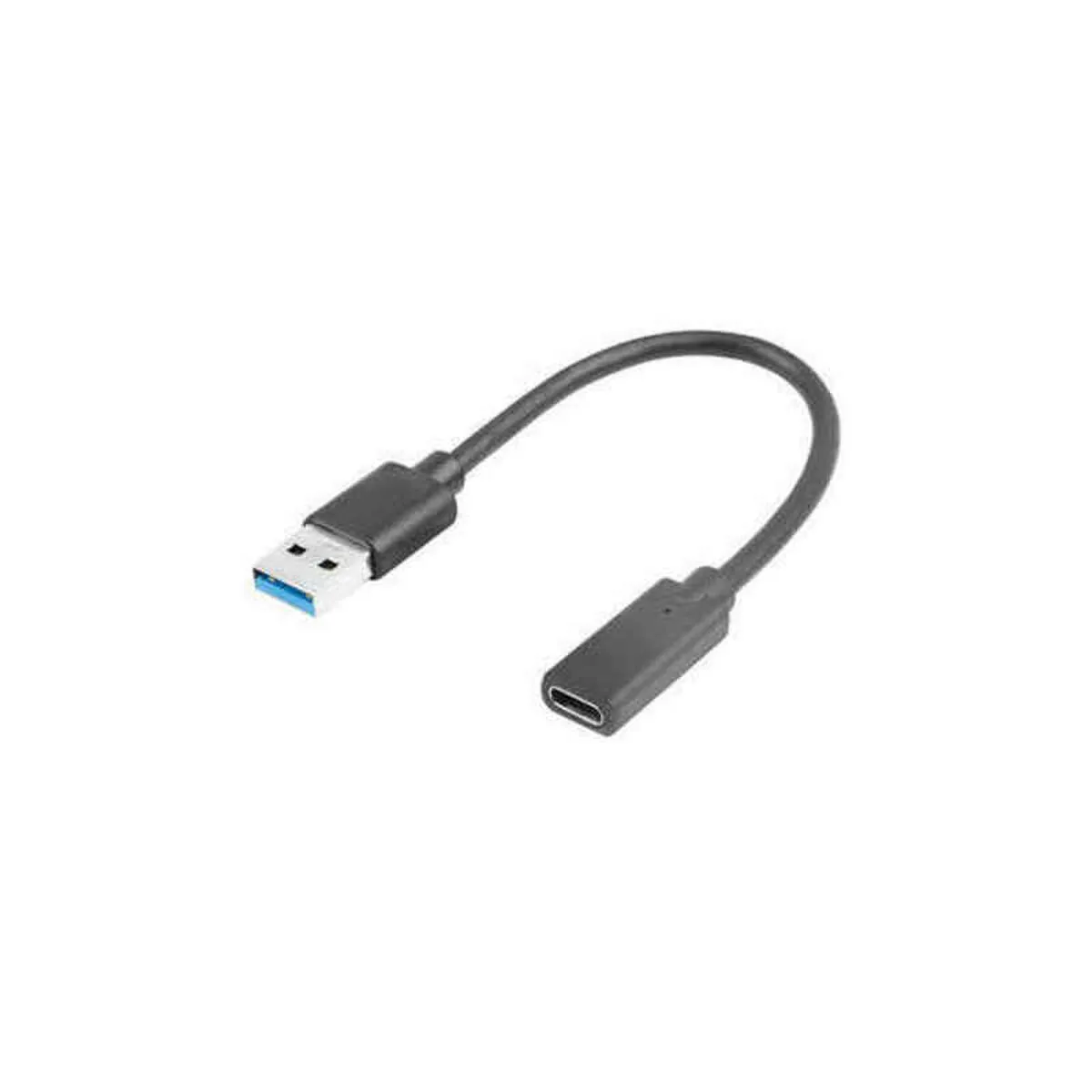 LANBERG  Adaptateur USB Type-C(F)- USB Type-A (M) 15 cm Noir