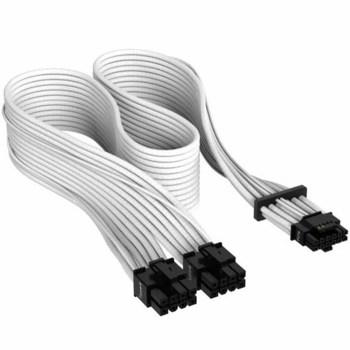 Corsair Blanc Câble 600W 12+4 Broches Pcie Gen 5