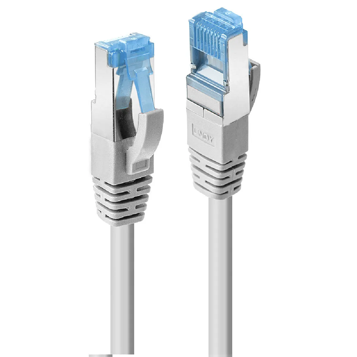 Lindy Gris Câble Réseau Cat6a - 1,5 M