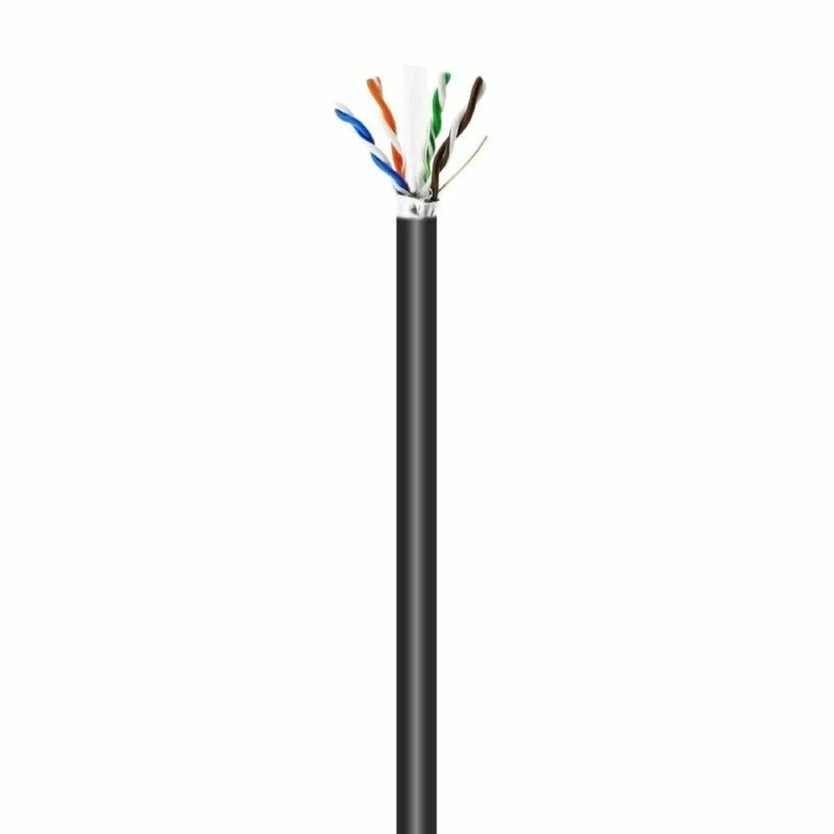 Aisens Noir Câble Réseau Rigide Cat6 - 305 M