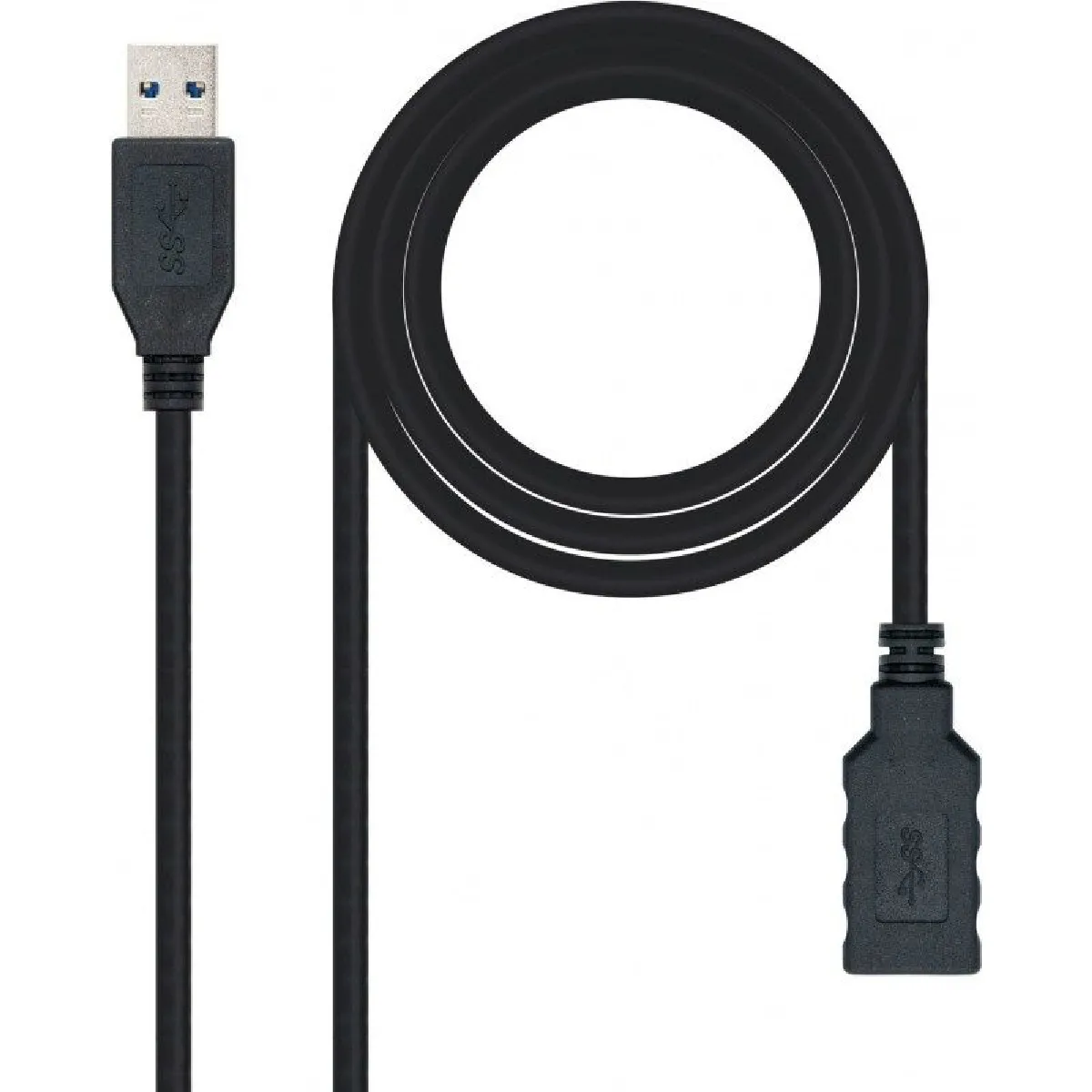 Nanocable Noir Câble Rallonge Usb 3.0 - 3 M