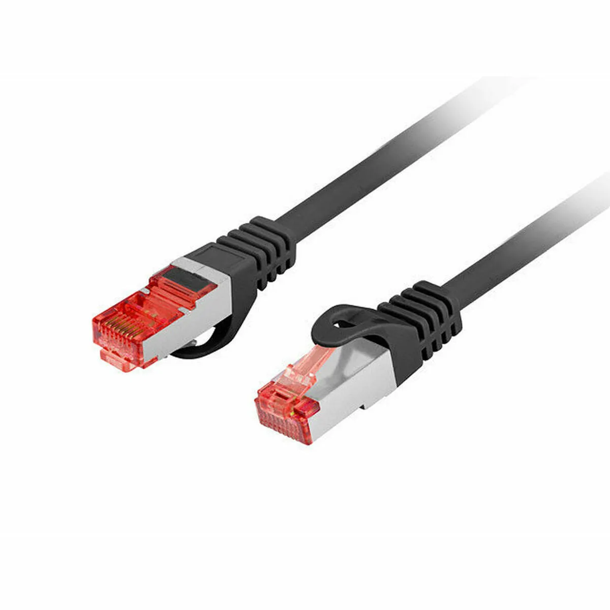 Lanberg Noir Câble Réseau Rigide Cat6 - 0,25 M