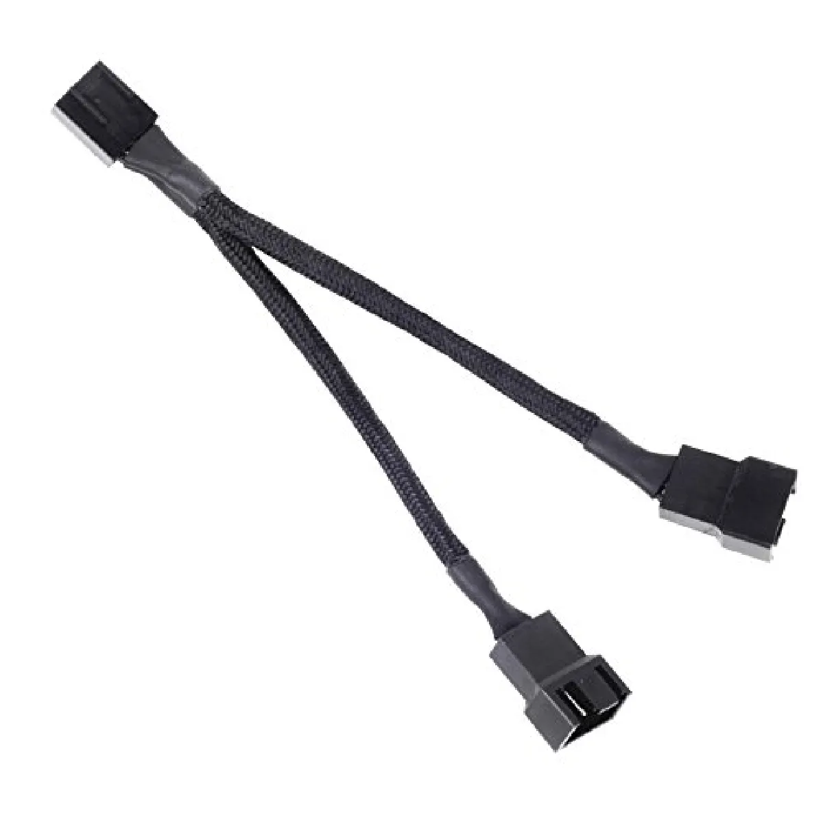 Silverstone Noir Câble D'alimentation Pwm Pour Ventilateurs Cpf01 - 10 Cm
