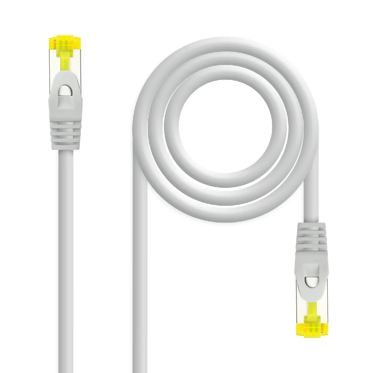 Nanocable Gris Câble Réseau Cat.6a Sftp Lszh - 1 M