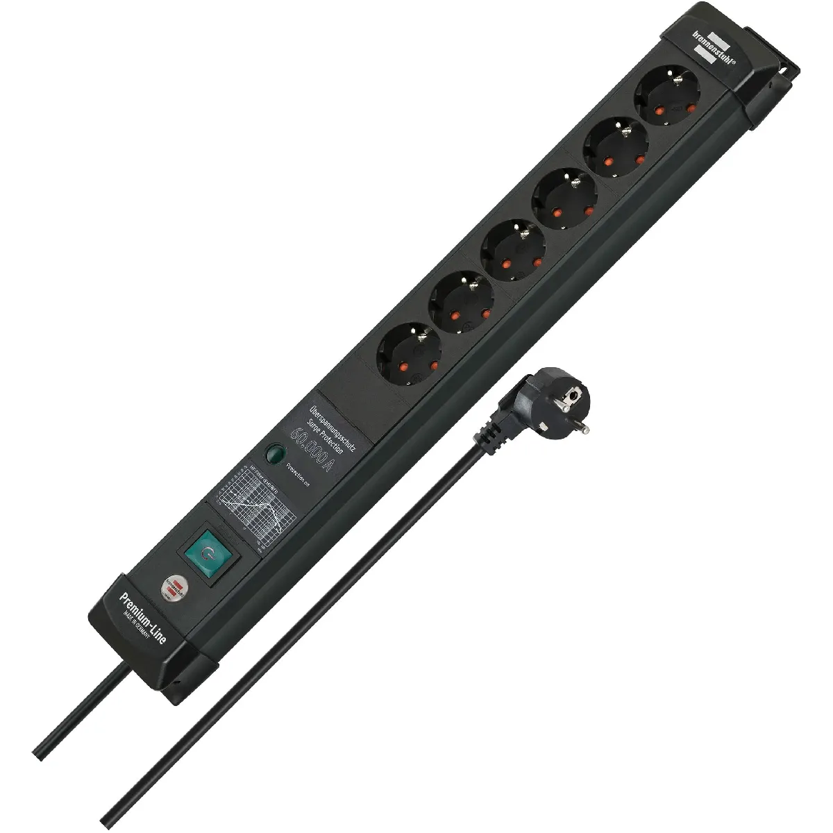 Brennenstuhl Multiprise Premium-Line - 6 Prises - 5 M