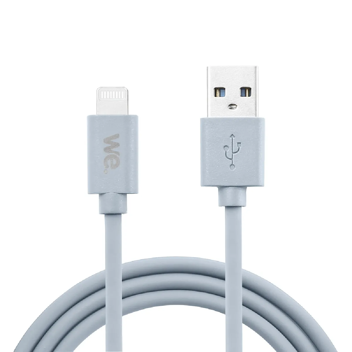 We Bleu Câble Usb/Lightning En Silicone - 1M