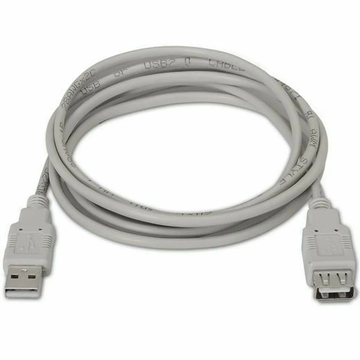 AISENS C&acirc;ble USB  - 1 m - Beige