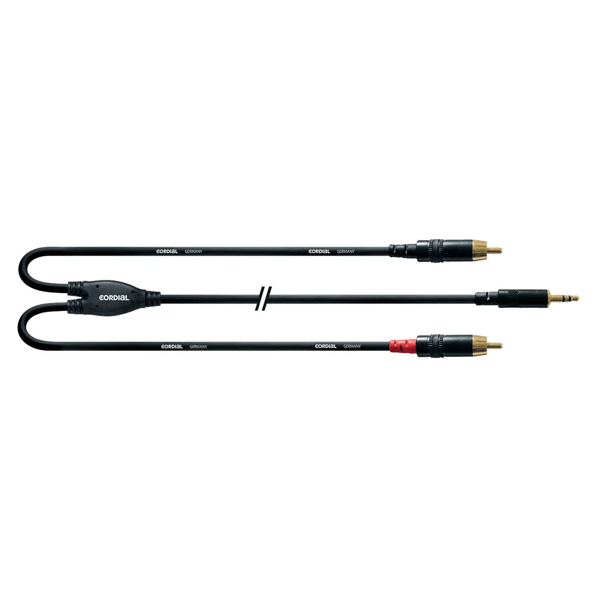 Cordial Câble Audio En Y Jack Vers 2 Rca Cfy - 1,5 M