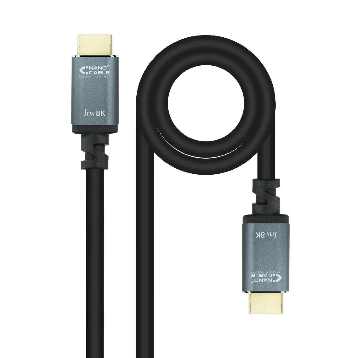 Nanocable Noir Câble Hdmi 2.1 Iris 8K - 5 M