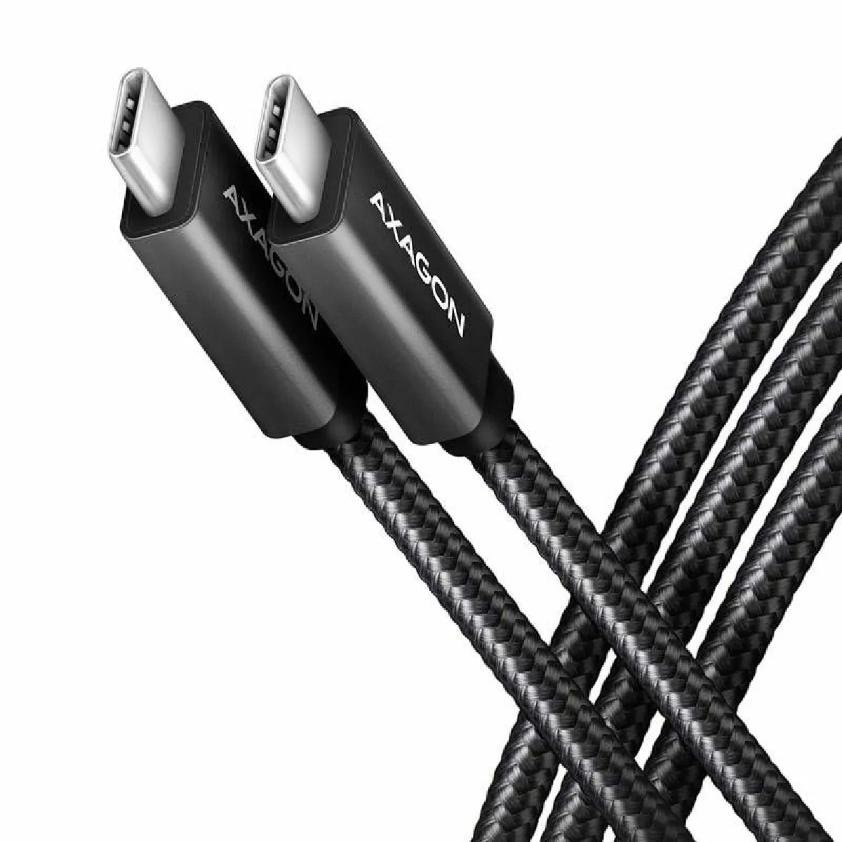 Axagon Noir Bucm32-Cm20ab Usb Câble De Raccordement 2 M - Image 3