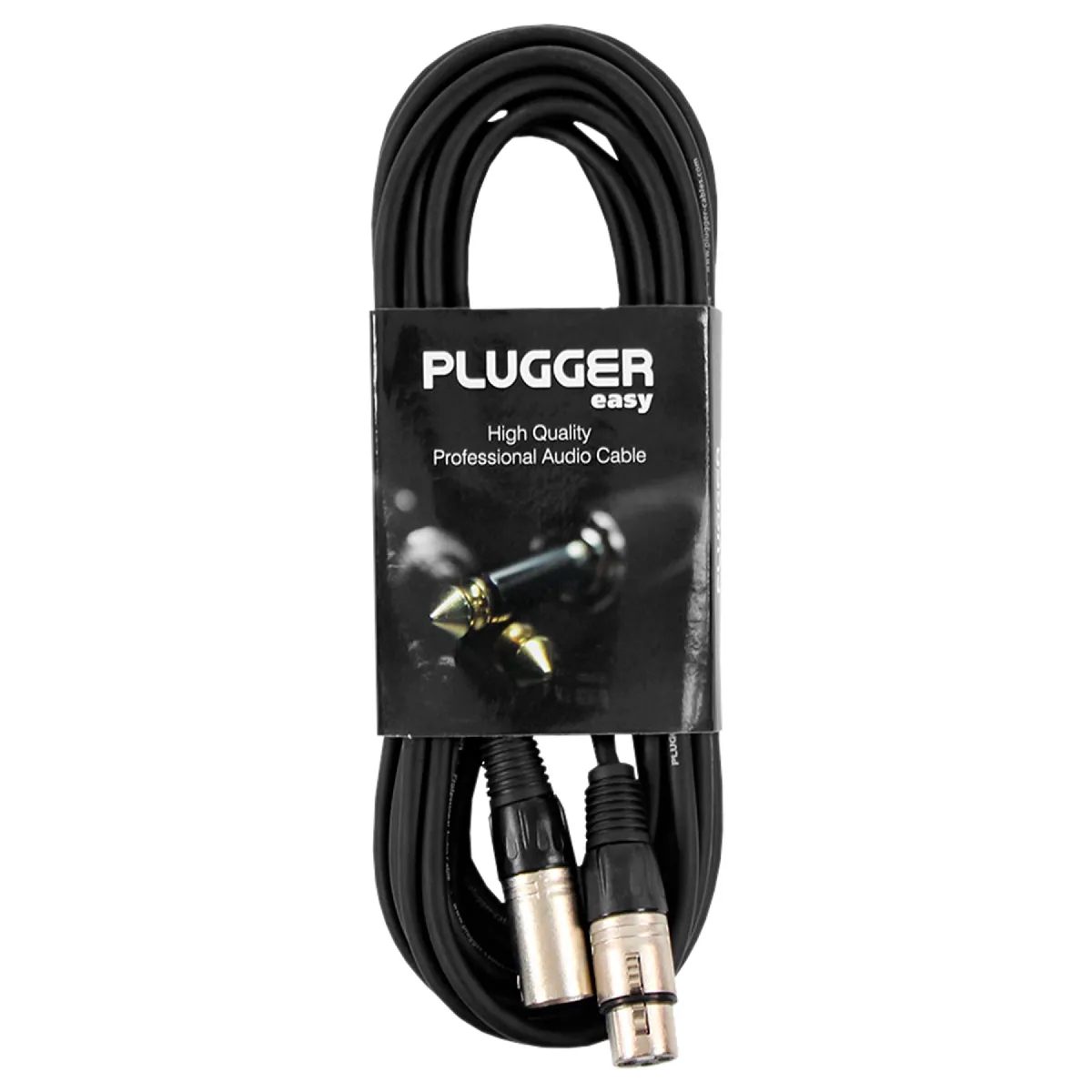 Plugger Noir Câble Xlr - 6 M
