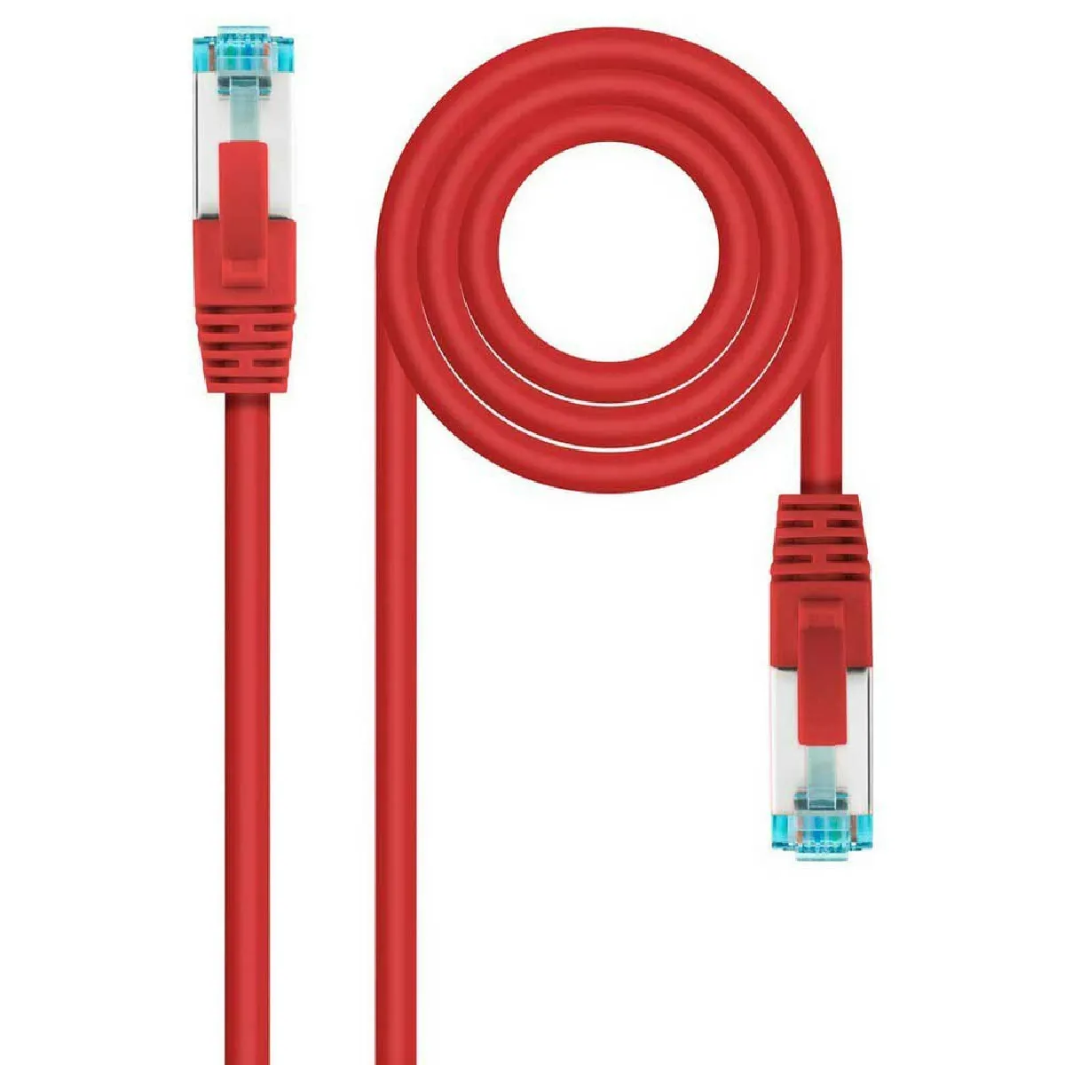 Générique Rouge Câble Réseau Rj45 Cat.7 - 2 M