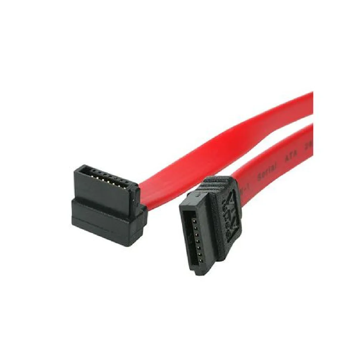 Startech.com Rouge Câble Sata Serial Ata - 46 Cm - 18 Pouces - 1 Connecteur Angle Droit Coudé - Neuf - Image 5