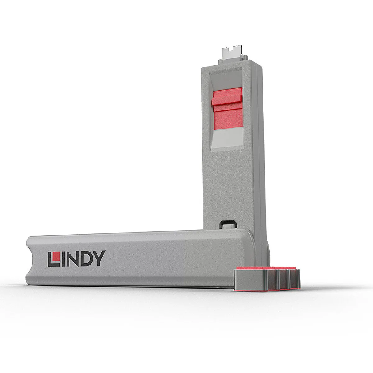 Lindy Rose Kit Bloqueur De Port Usb Type C Avec Clé Et 4 Verrous,