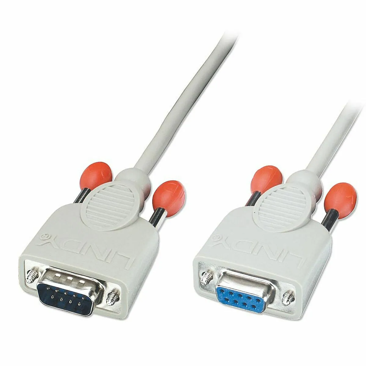Lindy Gris Câble Rs-232 Db9 - 2 M