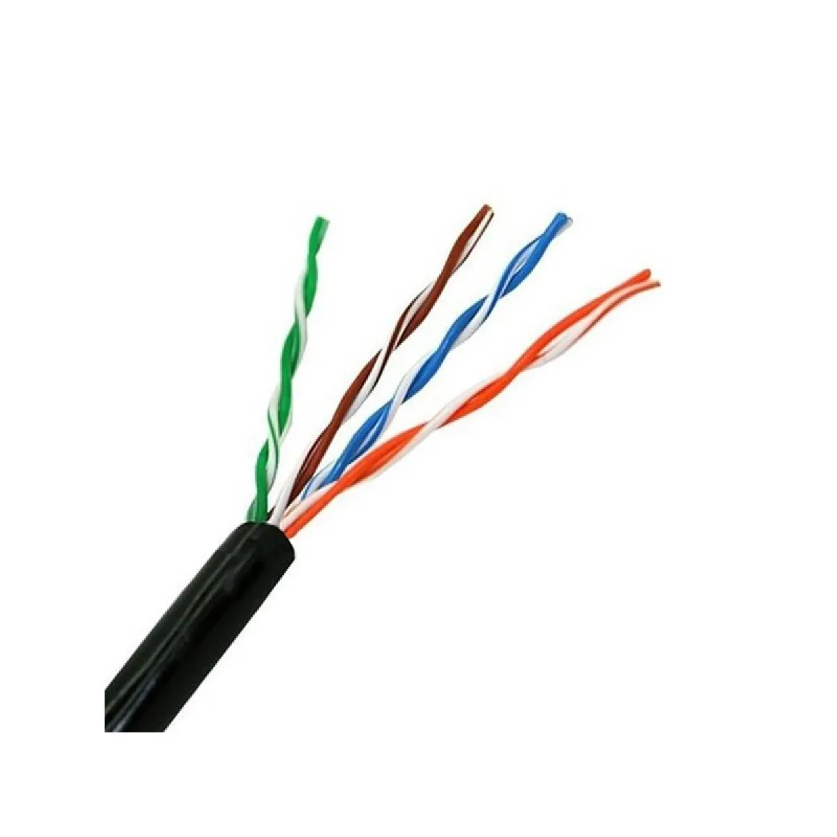 Nanocable Noir Câble Réseau Utp Cat 5E - 305 M