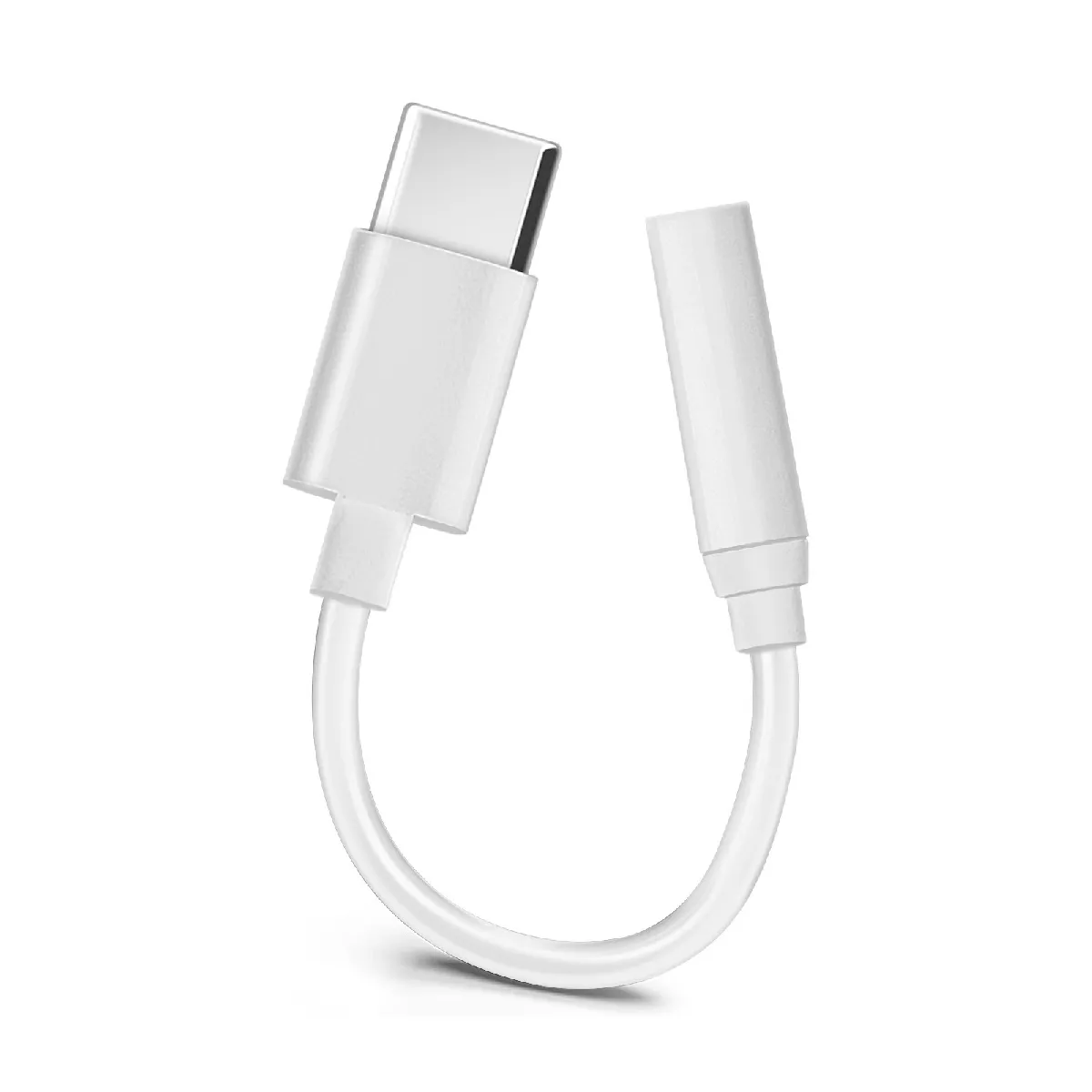 Avizar Blanc Adaptateur Audio Usb-C Jack 3,5 Mm