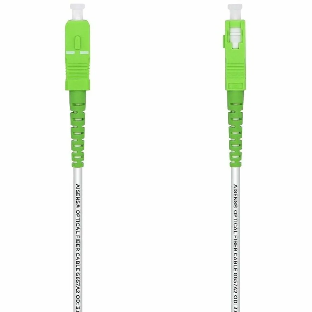 Aisens Blanc Câble Fibre Optique 50 M