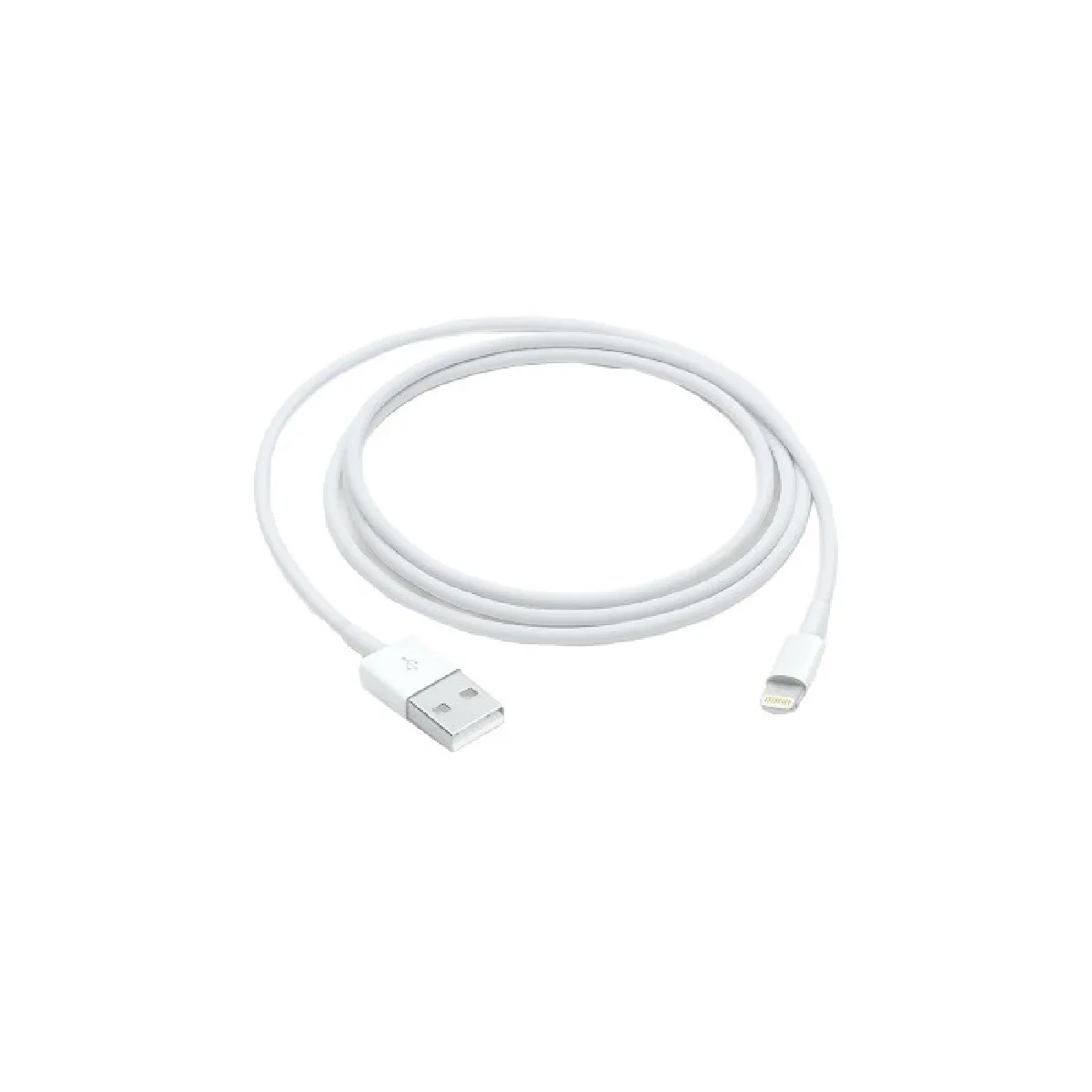 Apple Blanc Câble Lightning Md818zm/A Usb-A 2.0 1M - Neuf - Image 3