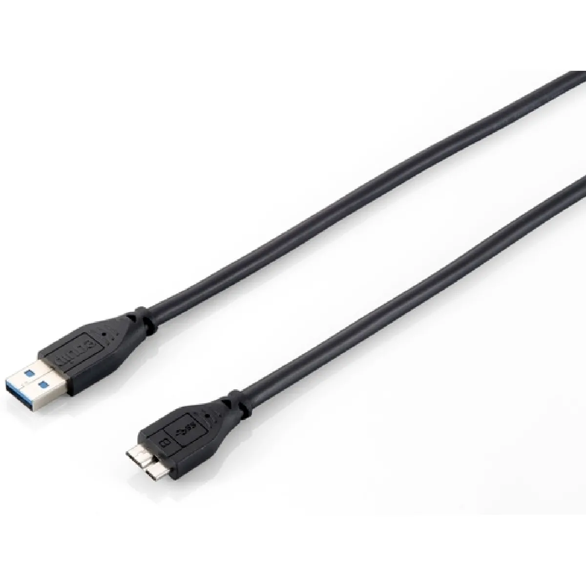 Digital Data Communications - Câble USB 3.0 - USB-A vers Micro-USB B - 1.8m - Noir - Image 2