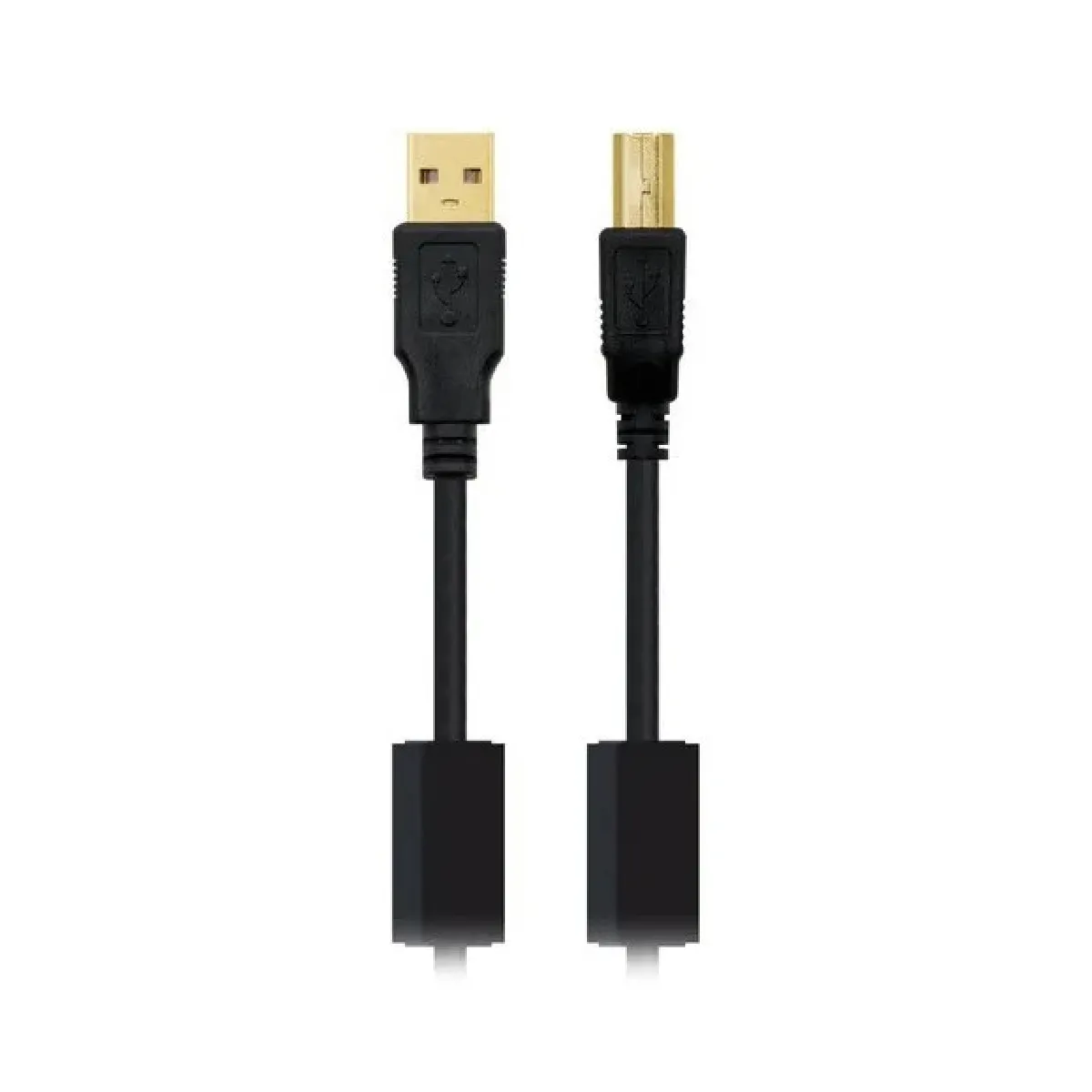 NANOCABLE  USB 2.0 A-B - Noir